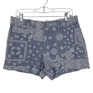 Polo Ralph Lauren Blue Bandana Print Shorts